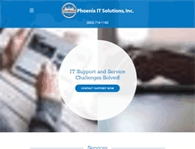 Tablet Screenshot of phxitsolutions.com
